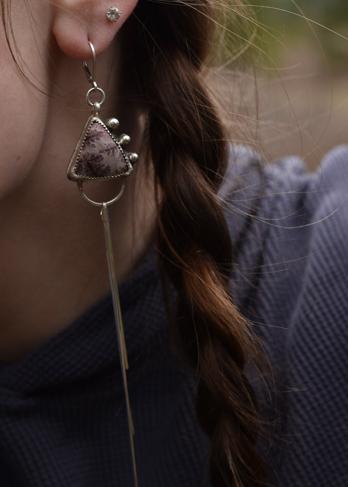 Dendritic Duster Earrings