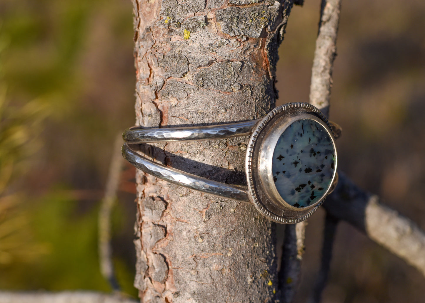 Montana Agate | Abalone Cuff