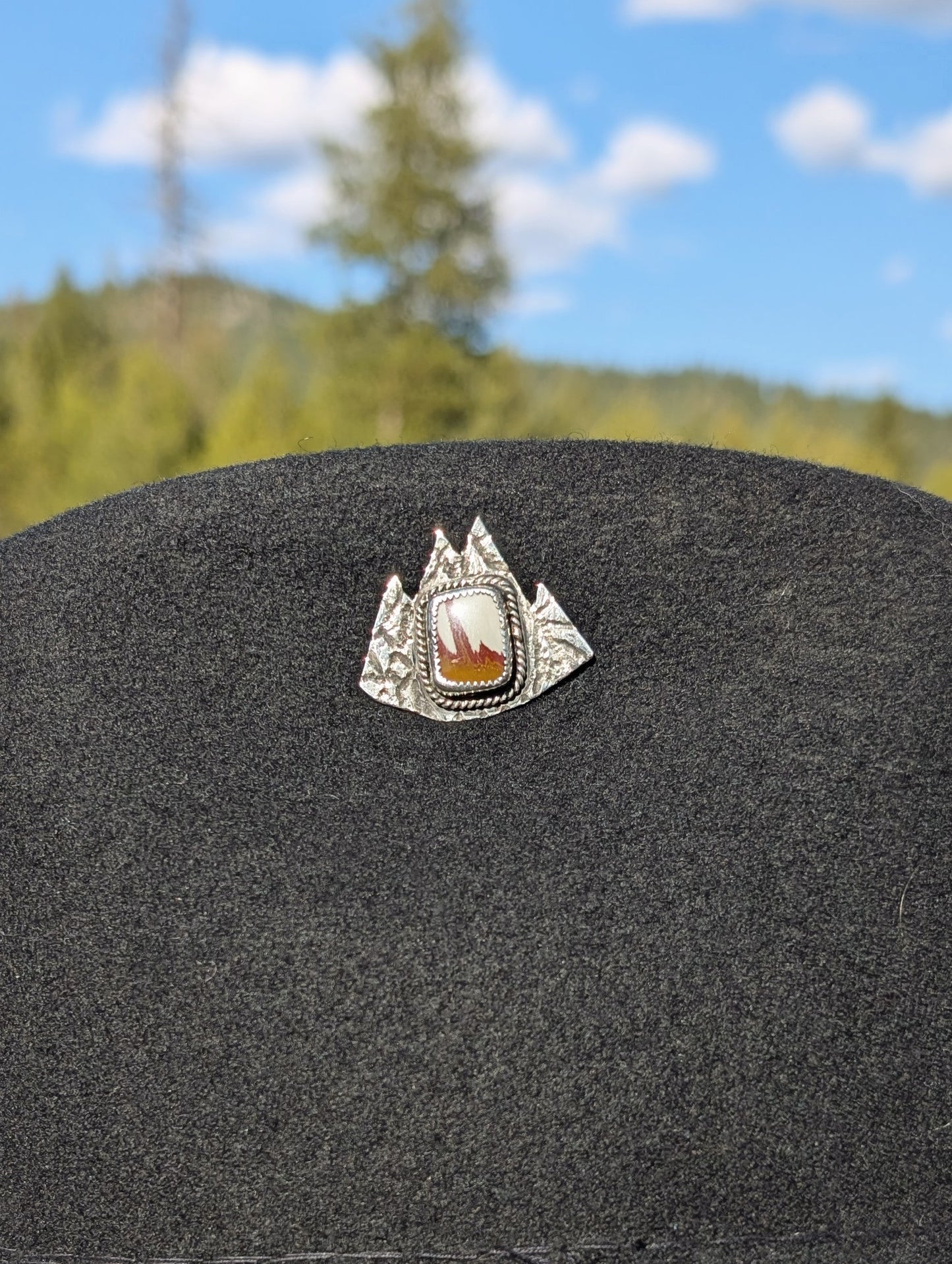 Owyhee Mountain Hat Pin