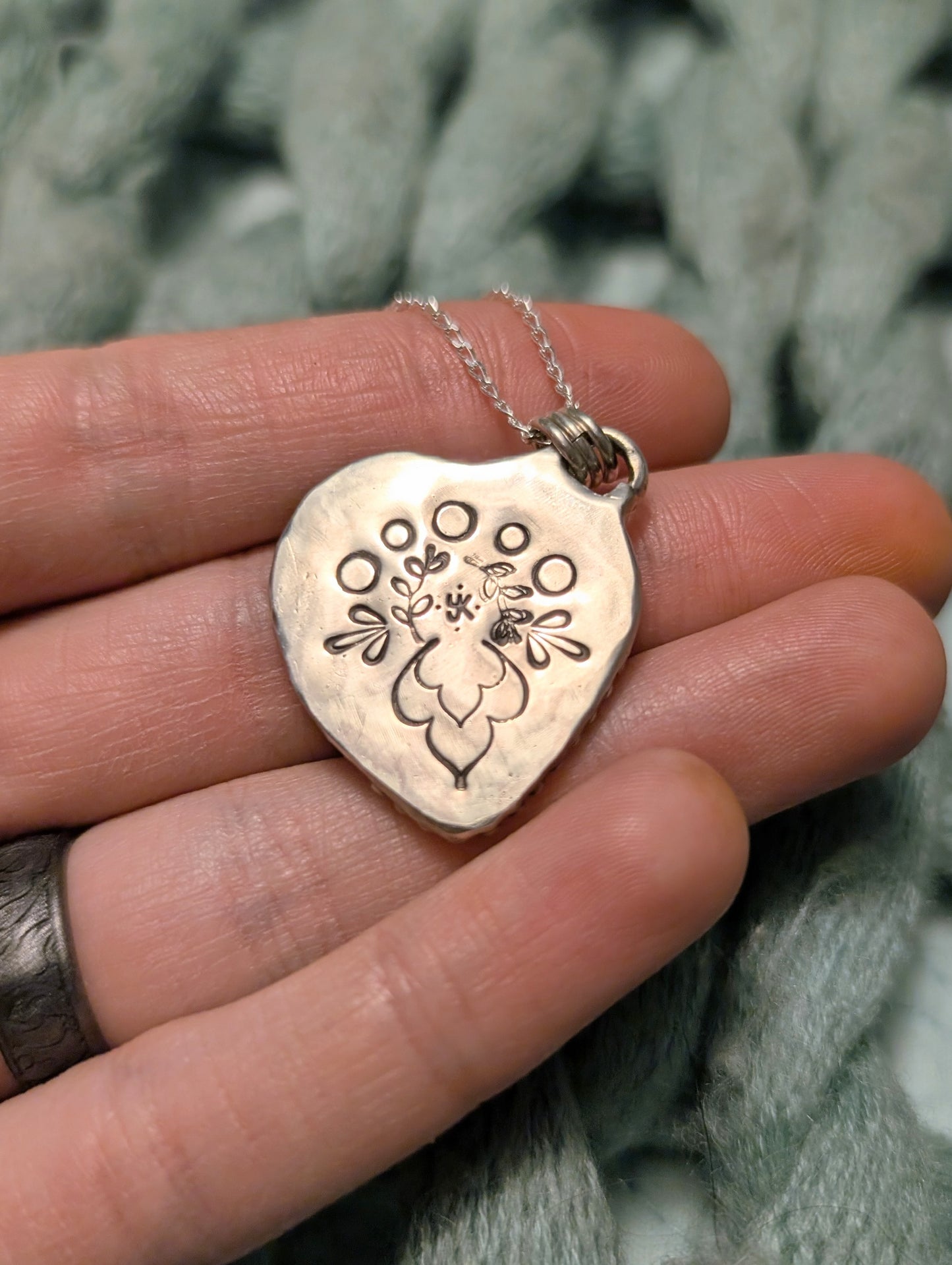 Obsidian Heart Pendant