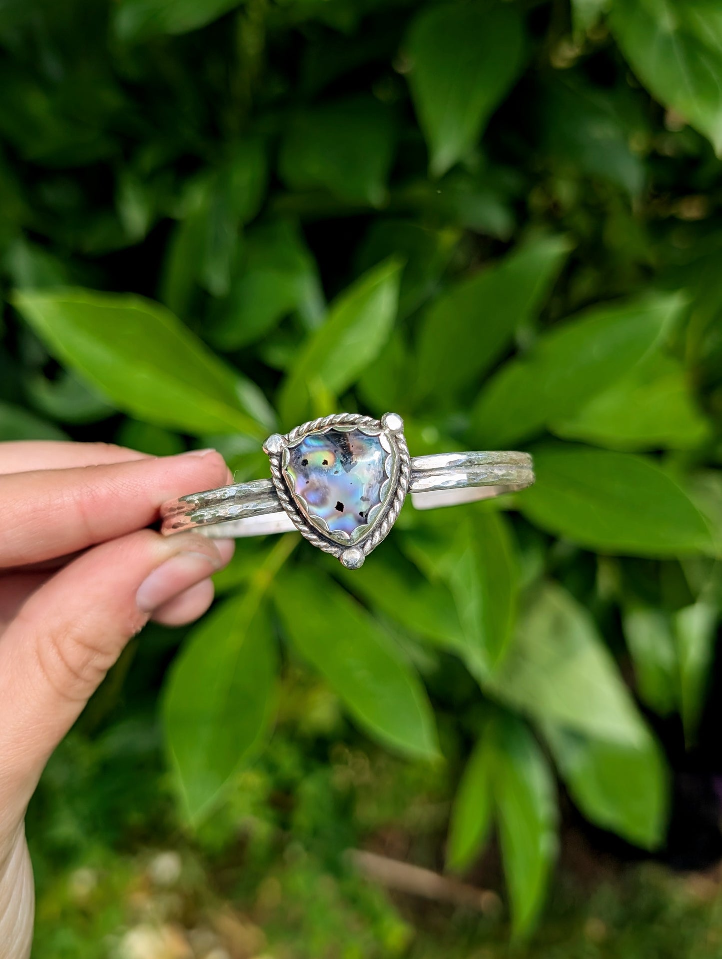Montana/Abalone Dainty Cuff