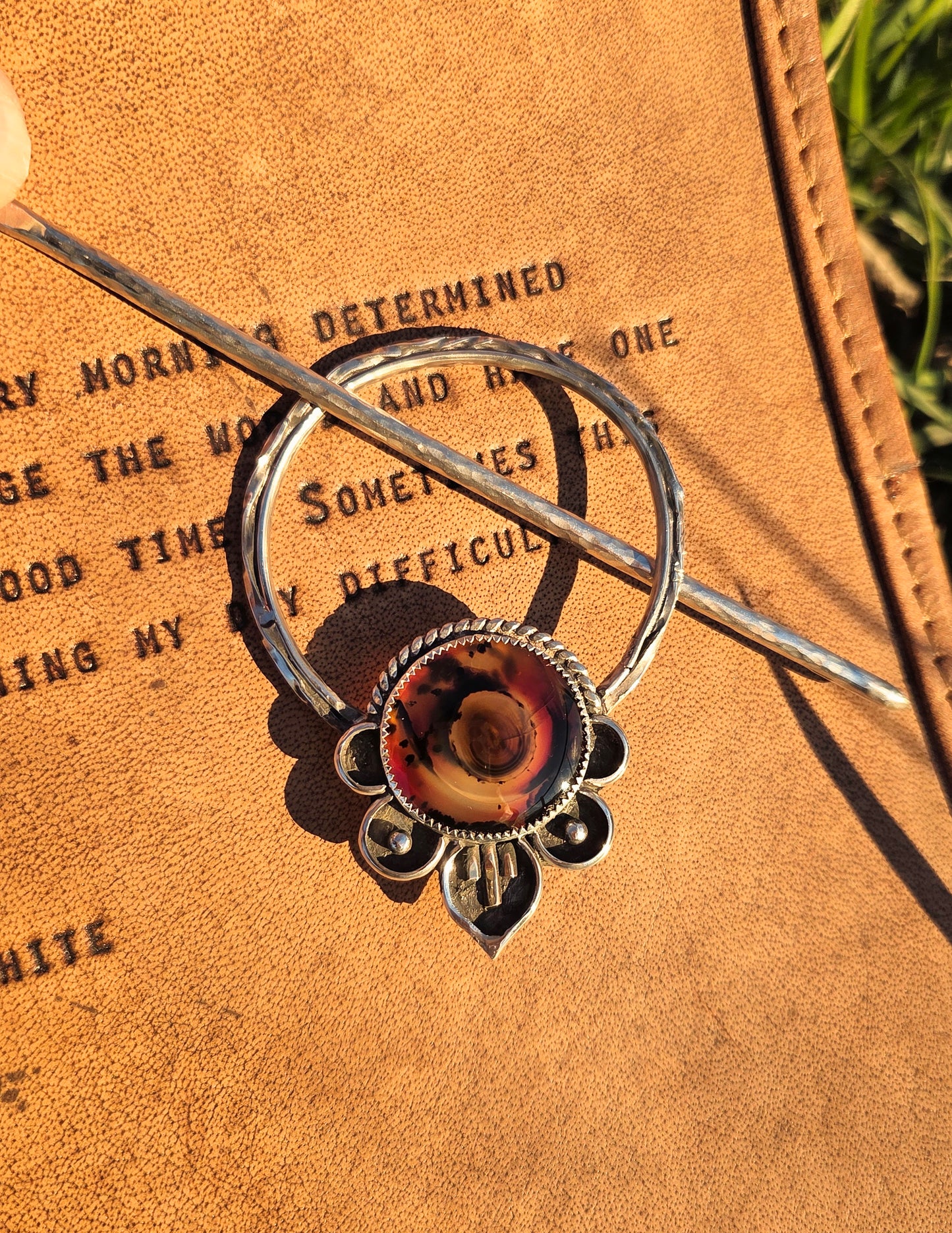 Montana Agate Boho Hair Hoop