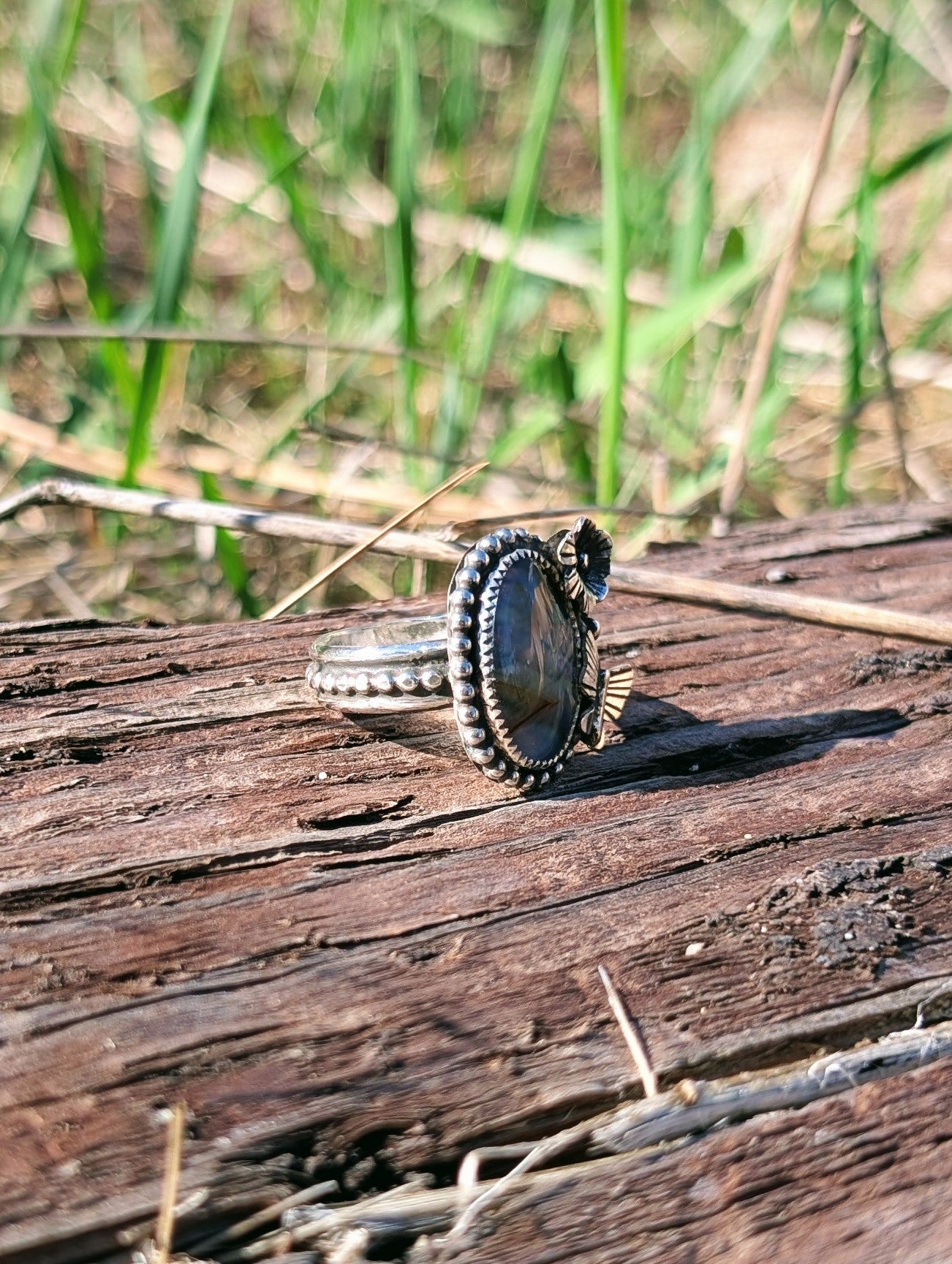 Montana/Abalone Butterfly Ring