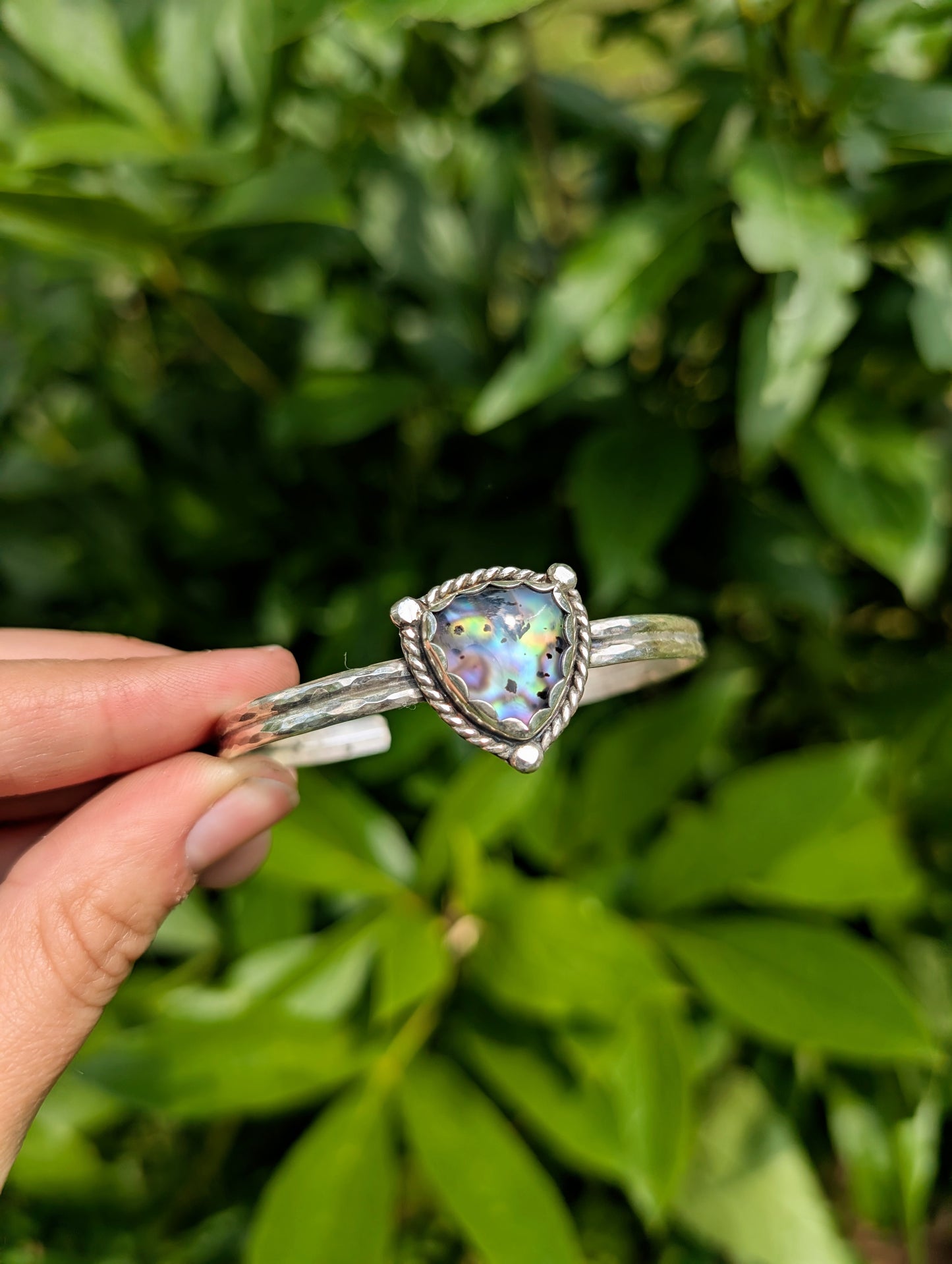 Montana/Abalone Dainty Cuff