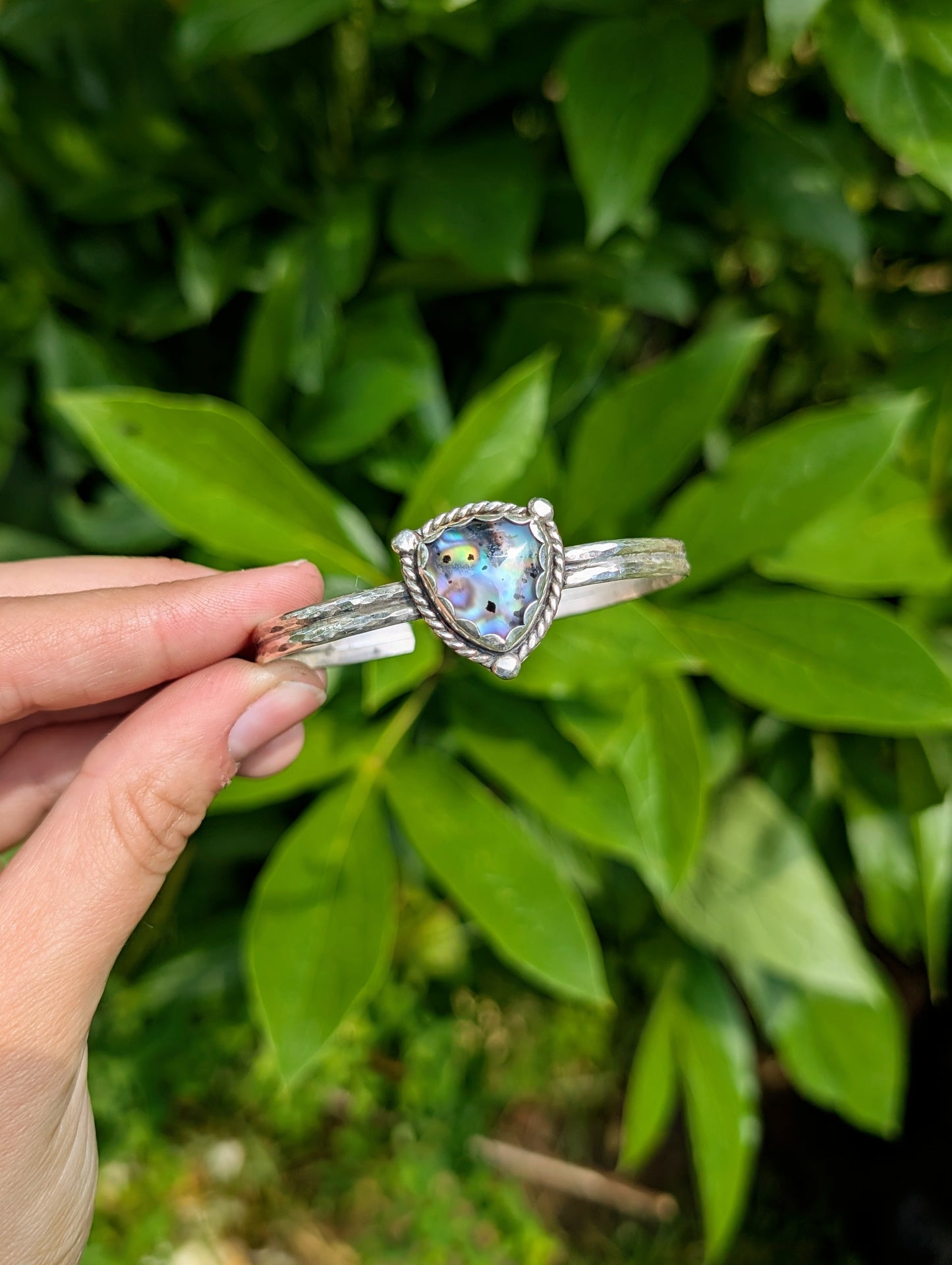 Montana/Abalone Dainty Cuff