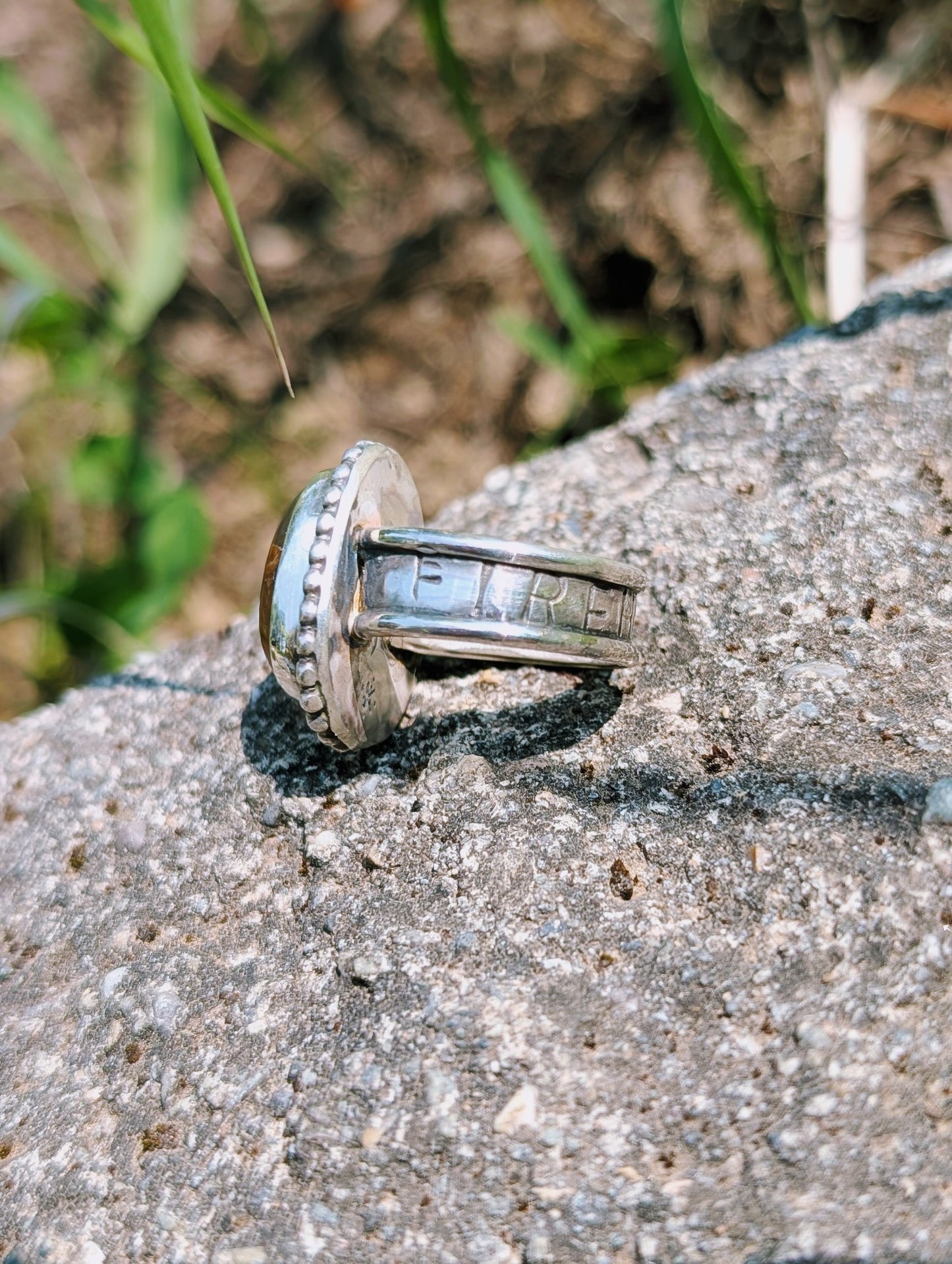 Fireheart Fire Agate Ring