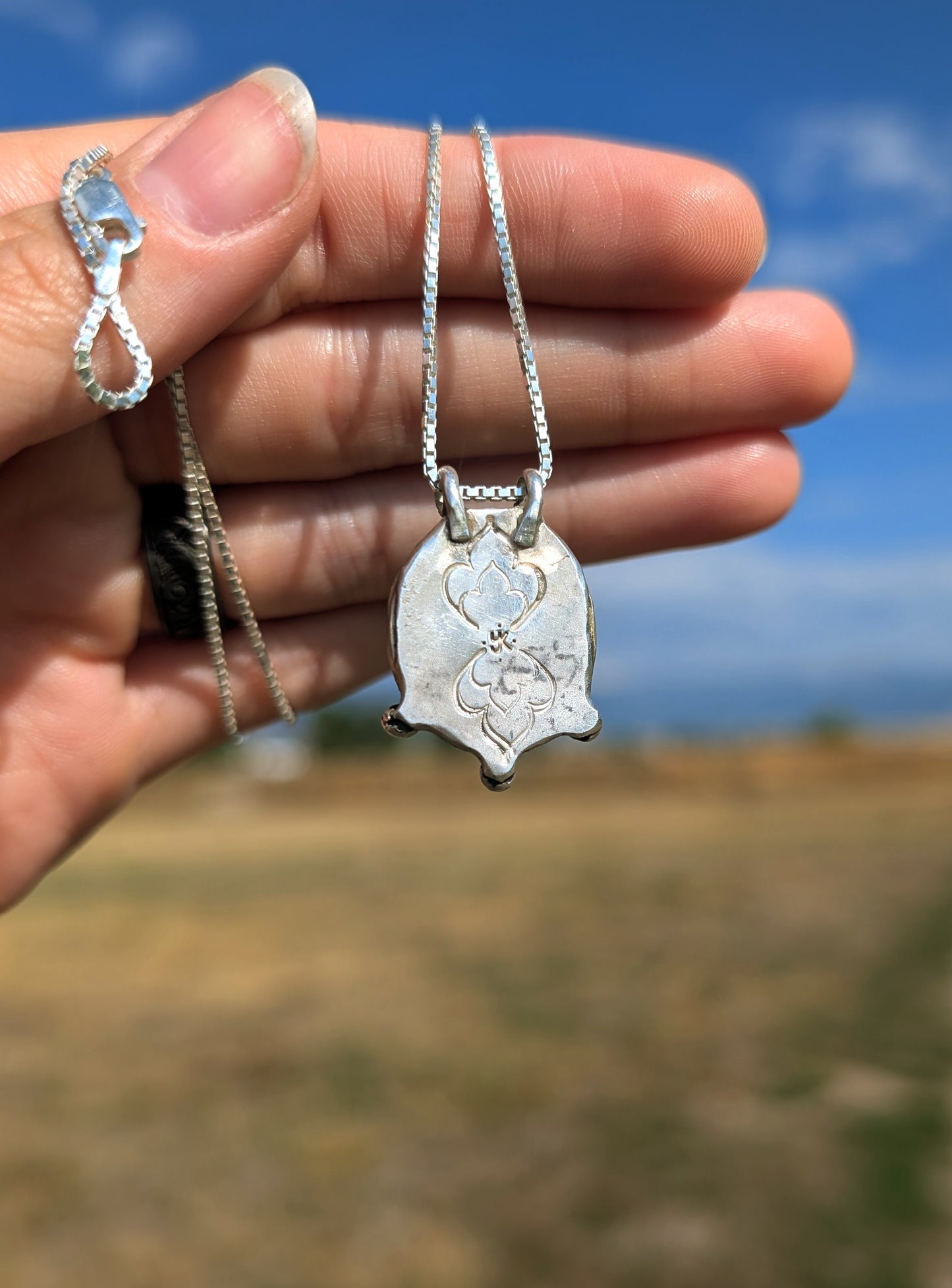 Sunstone Sweater Necklace