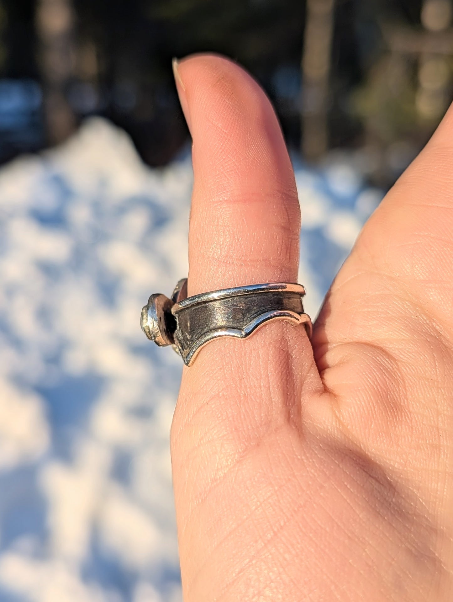 Dragon Smoky Quartz Ring