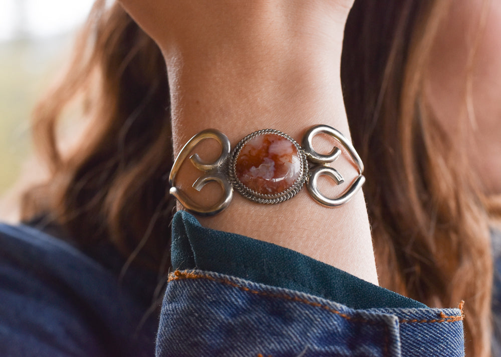 Curly Heart Cuff