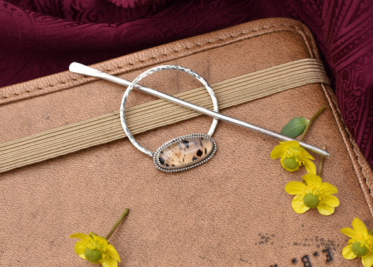 Montana Agate Hair Accessory