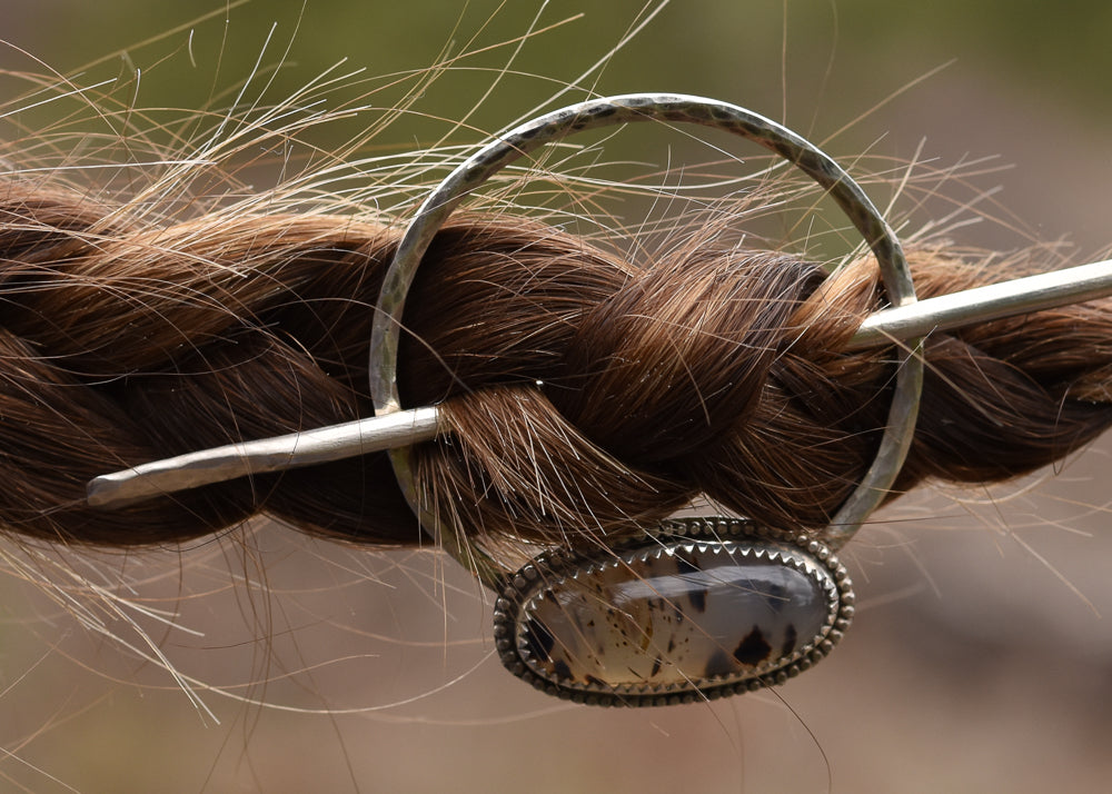 Montana Agate Hair Accessory