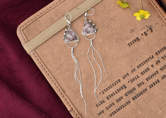 Dendritic Duster Earrings