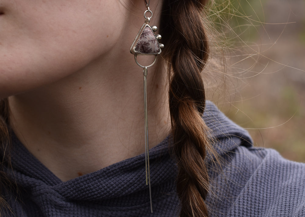 Dendritic Duster Earrings