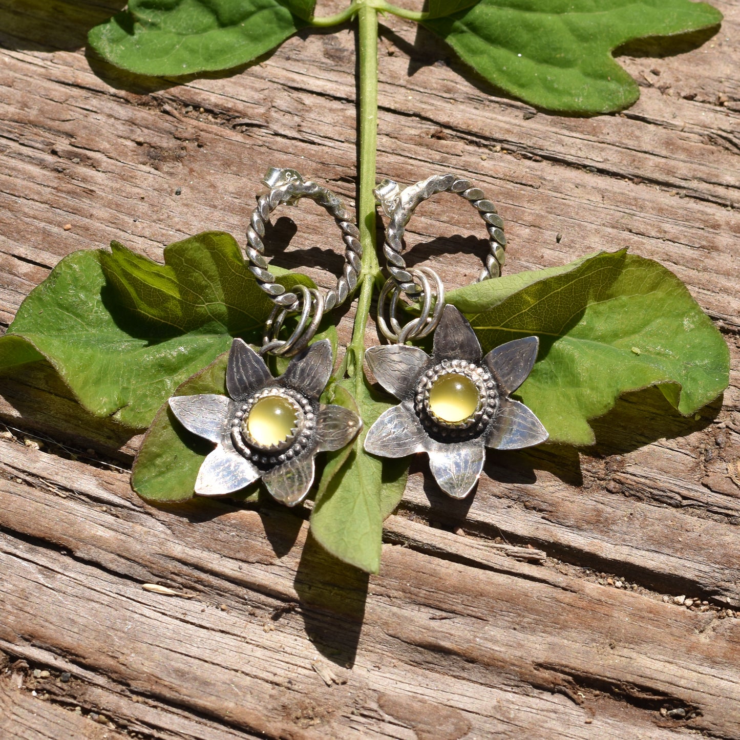 Sunny Chrysoprase Studs