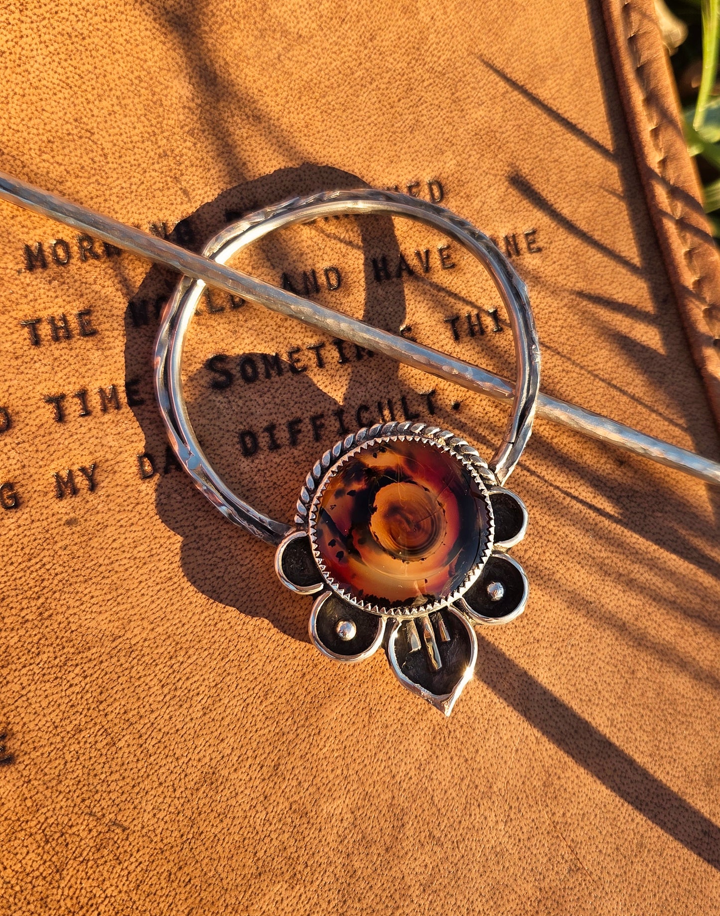 Montana Agate Boho Hair Hoop