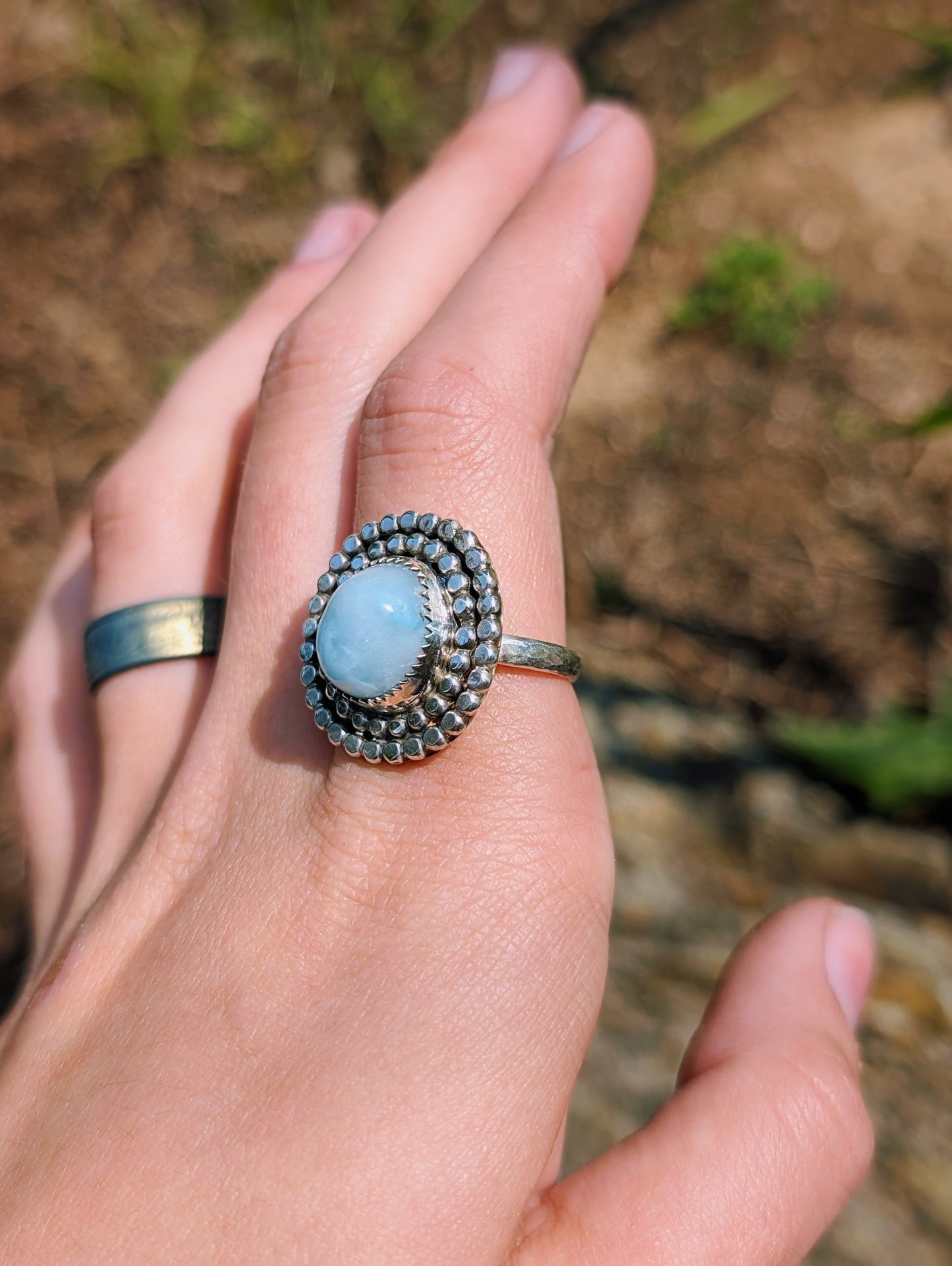 Larimar Dottie Ring