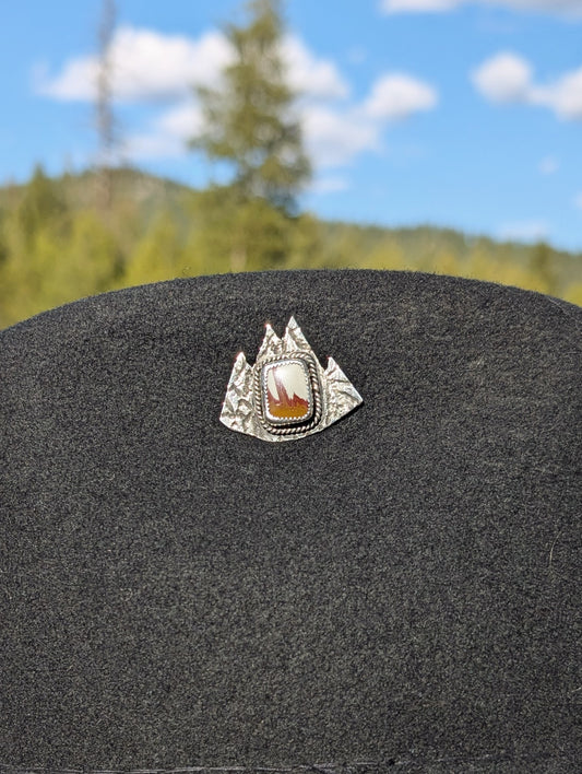 Owyhee Mountain Hat Pin