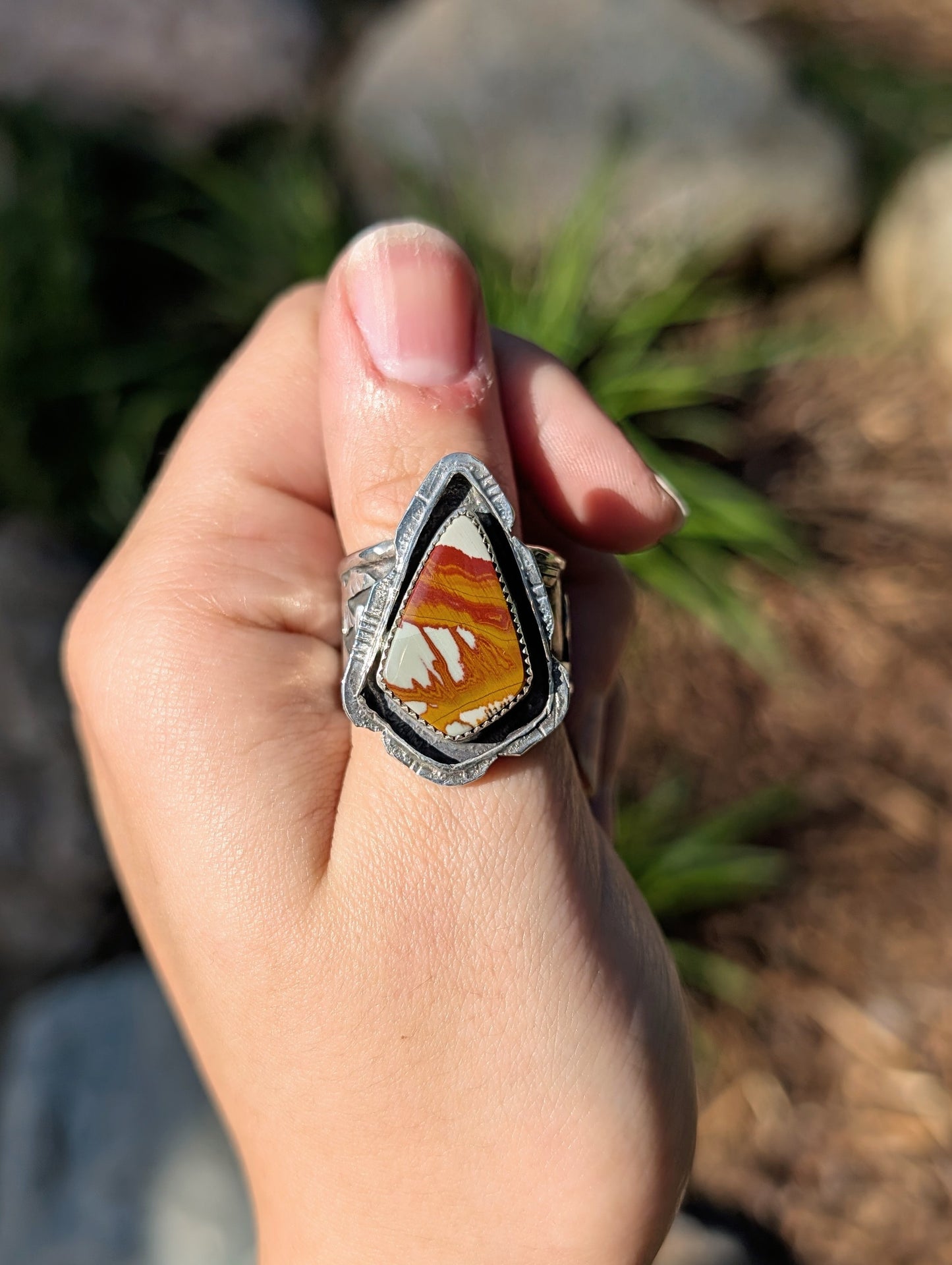 Owyhee Shadow Desert Band Ring