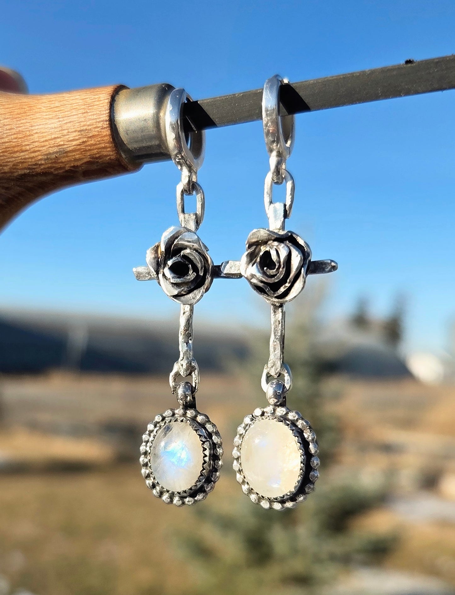 Roses at the Cross Moonstone Huggies