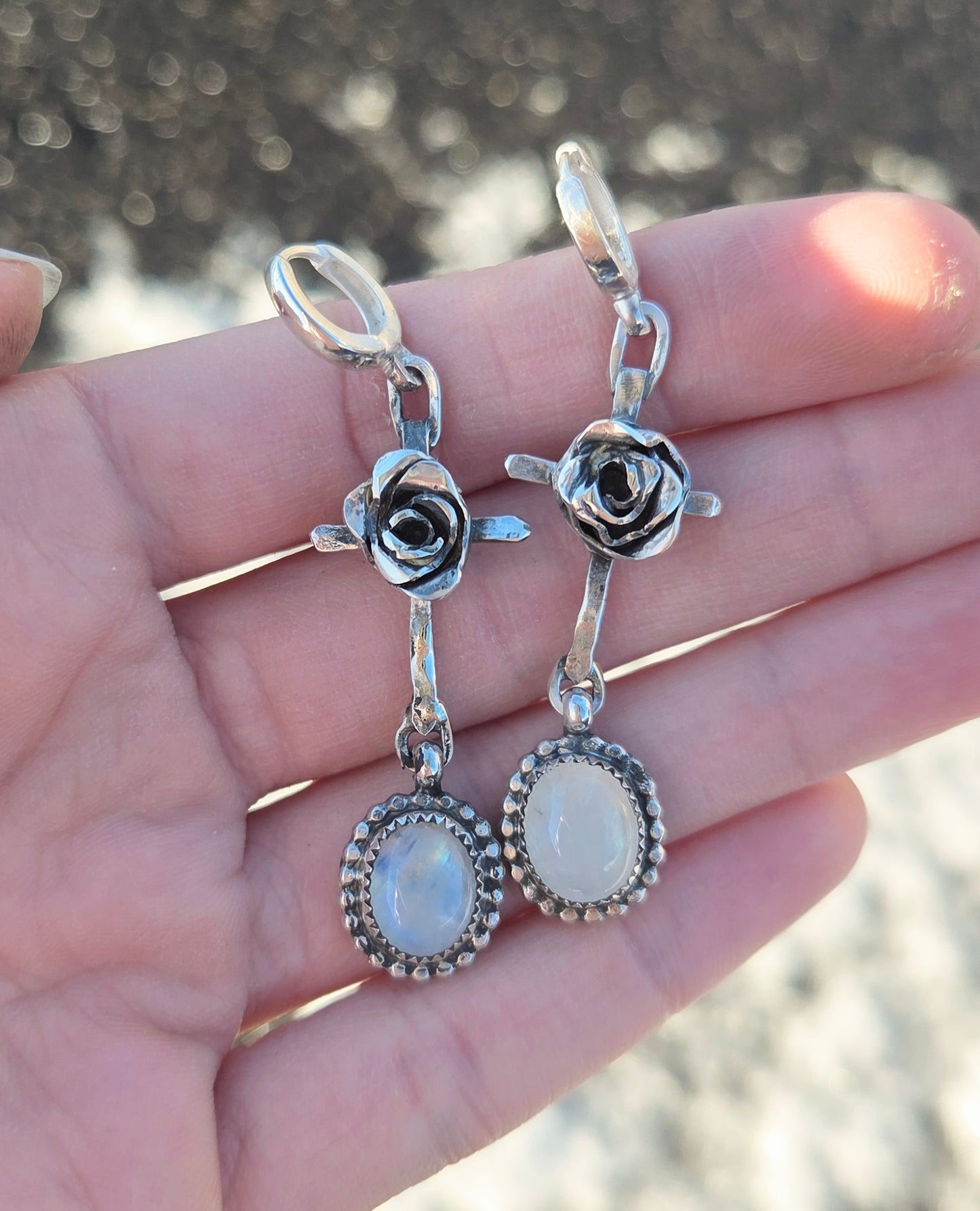 Roses at the Cross Moonstone Huggies