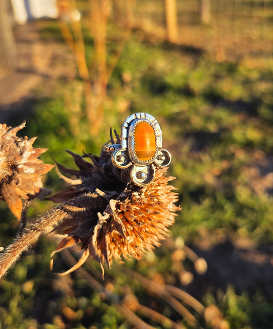 Boho Tigers Eye Ring