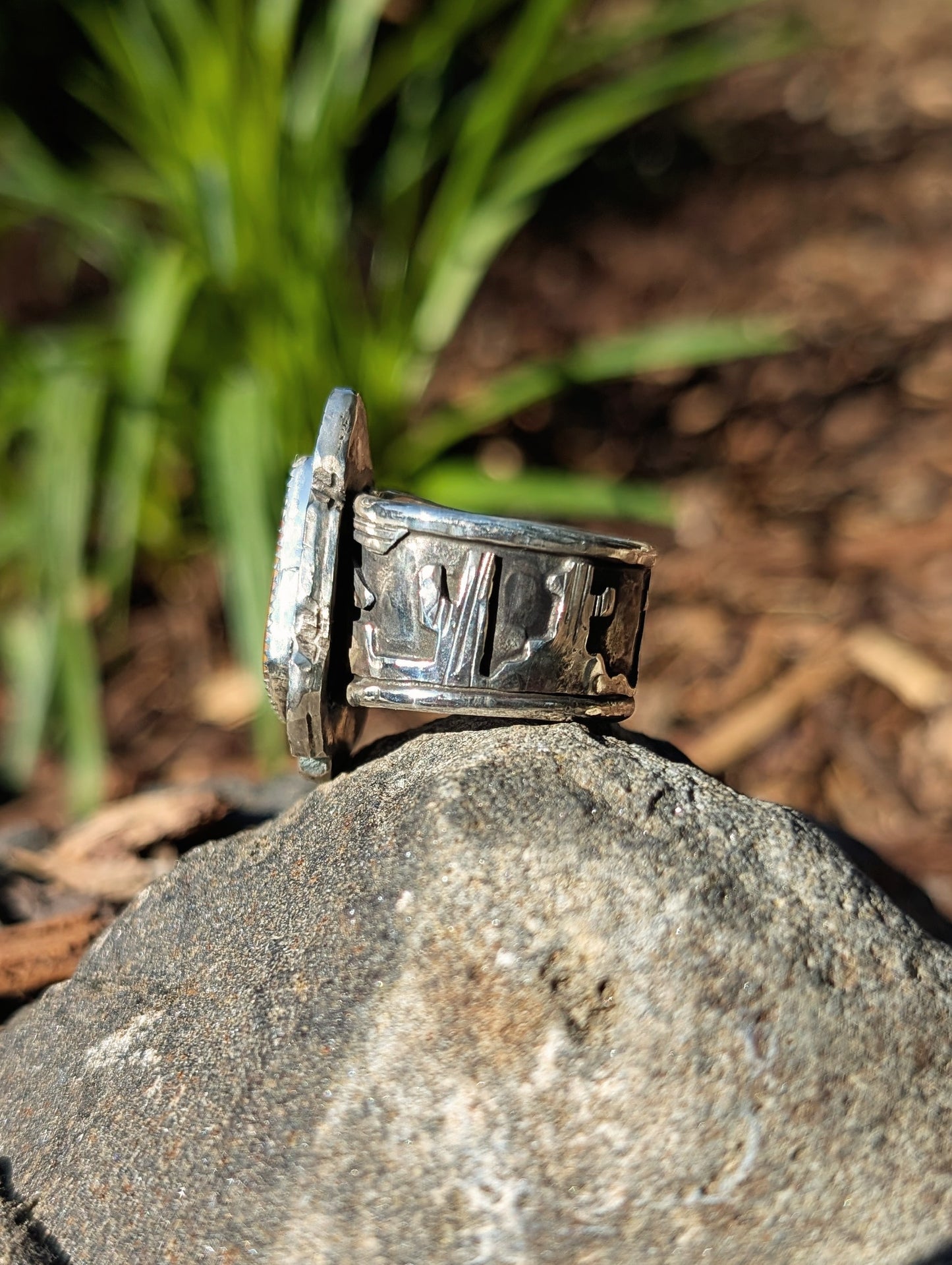 Owyhee Shadow Desert Band Ring