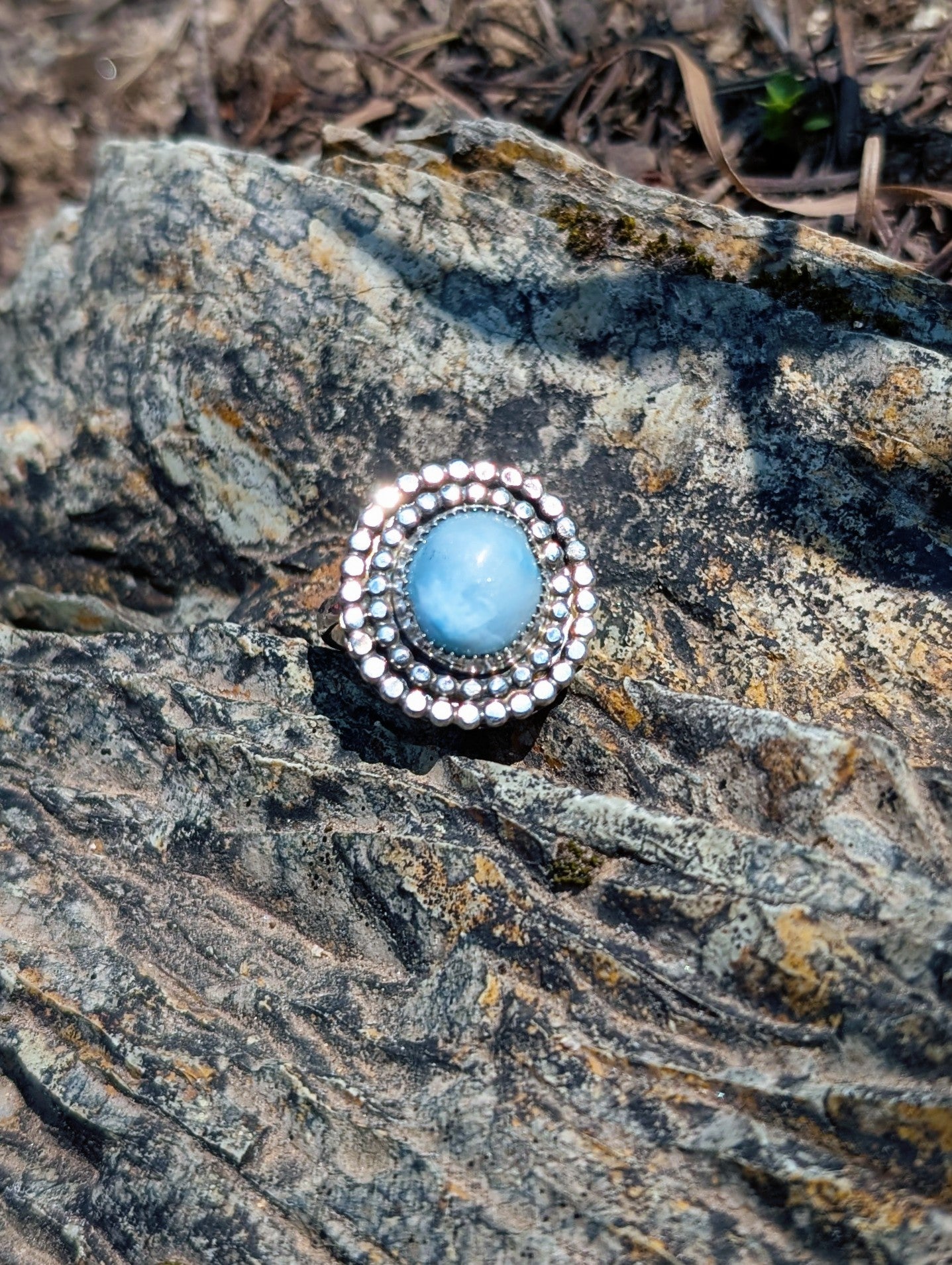 Larimar Dottie Ring