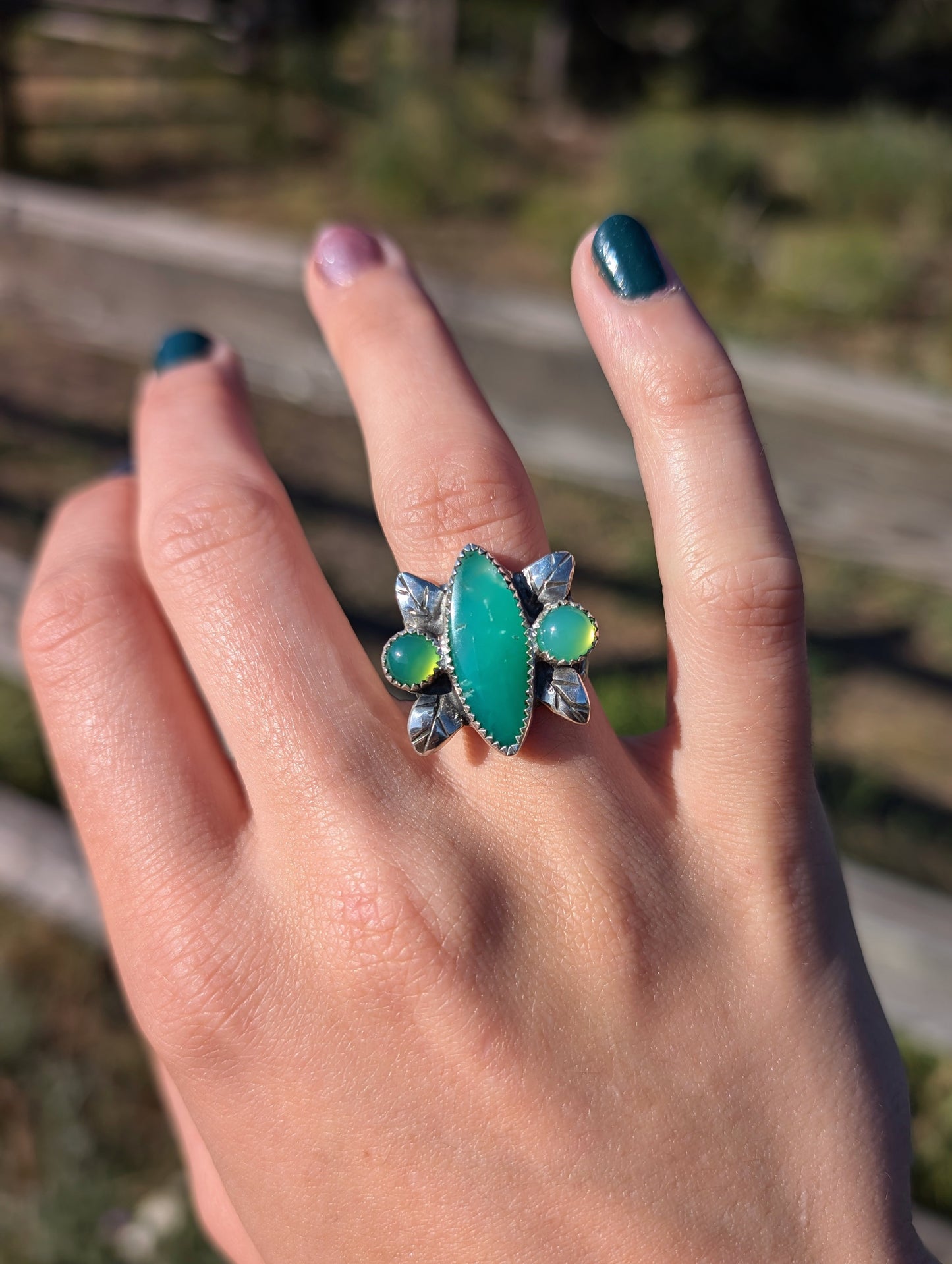 Chrysoprase Fae Ring