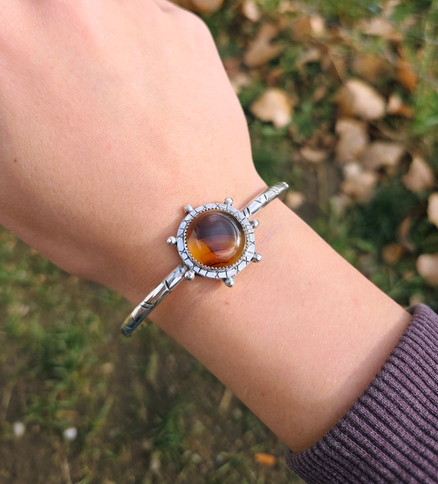 Montana Agate Direction Cuff