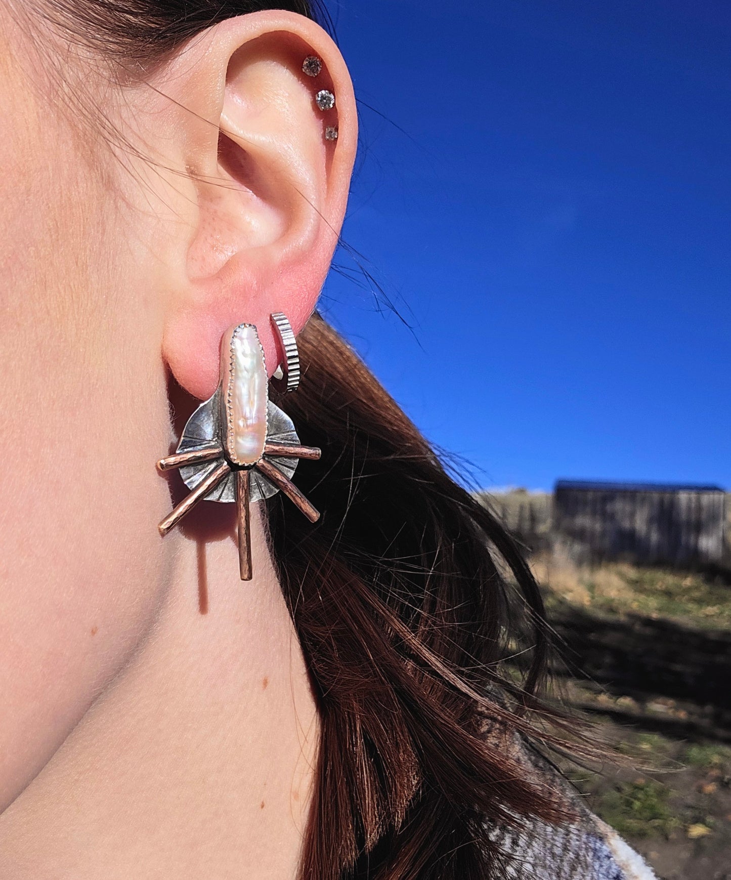 Ranchy Pearl Earrings