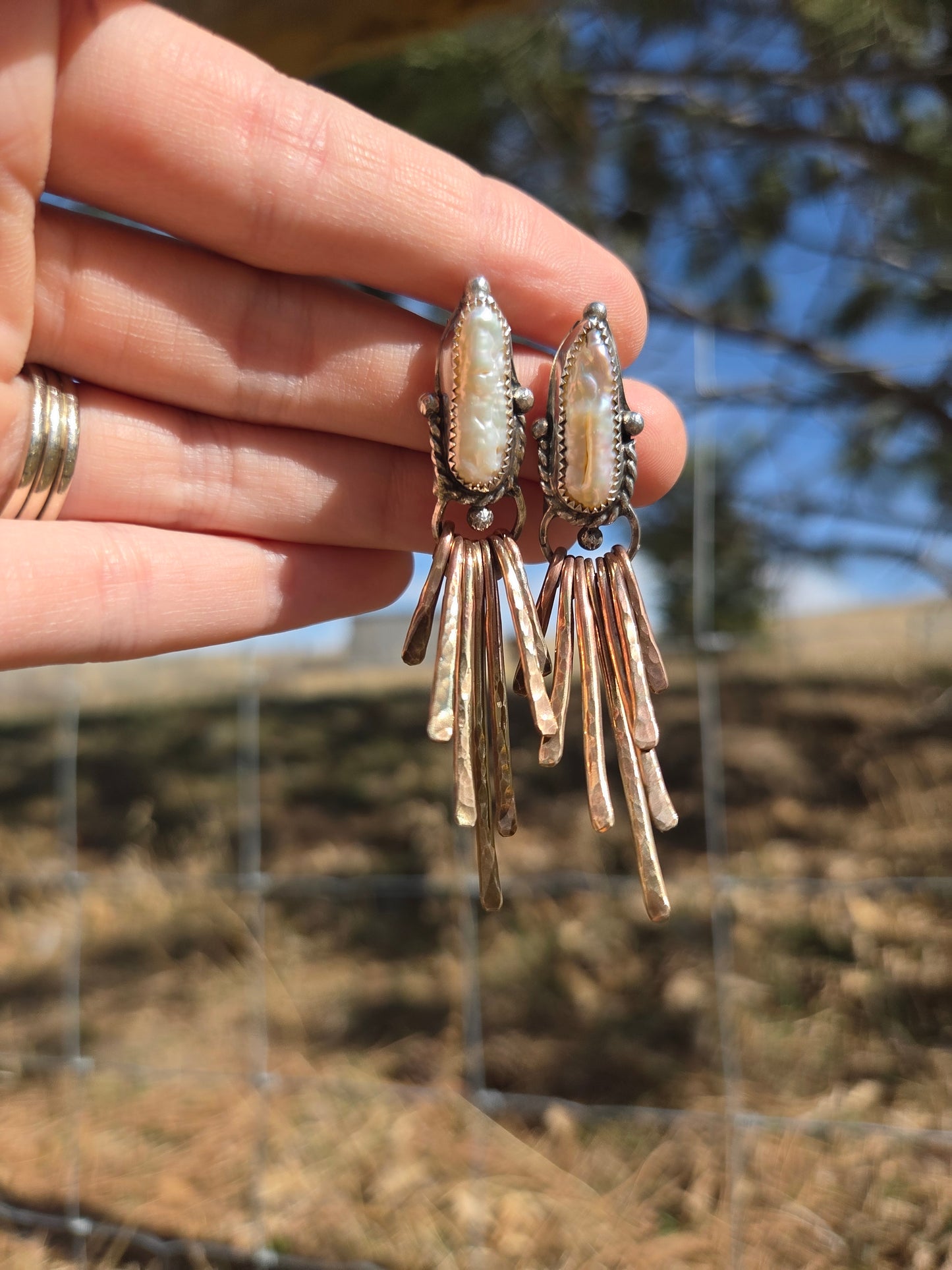 Mixed Pearls Earrings