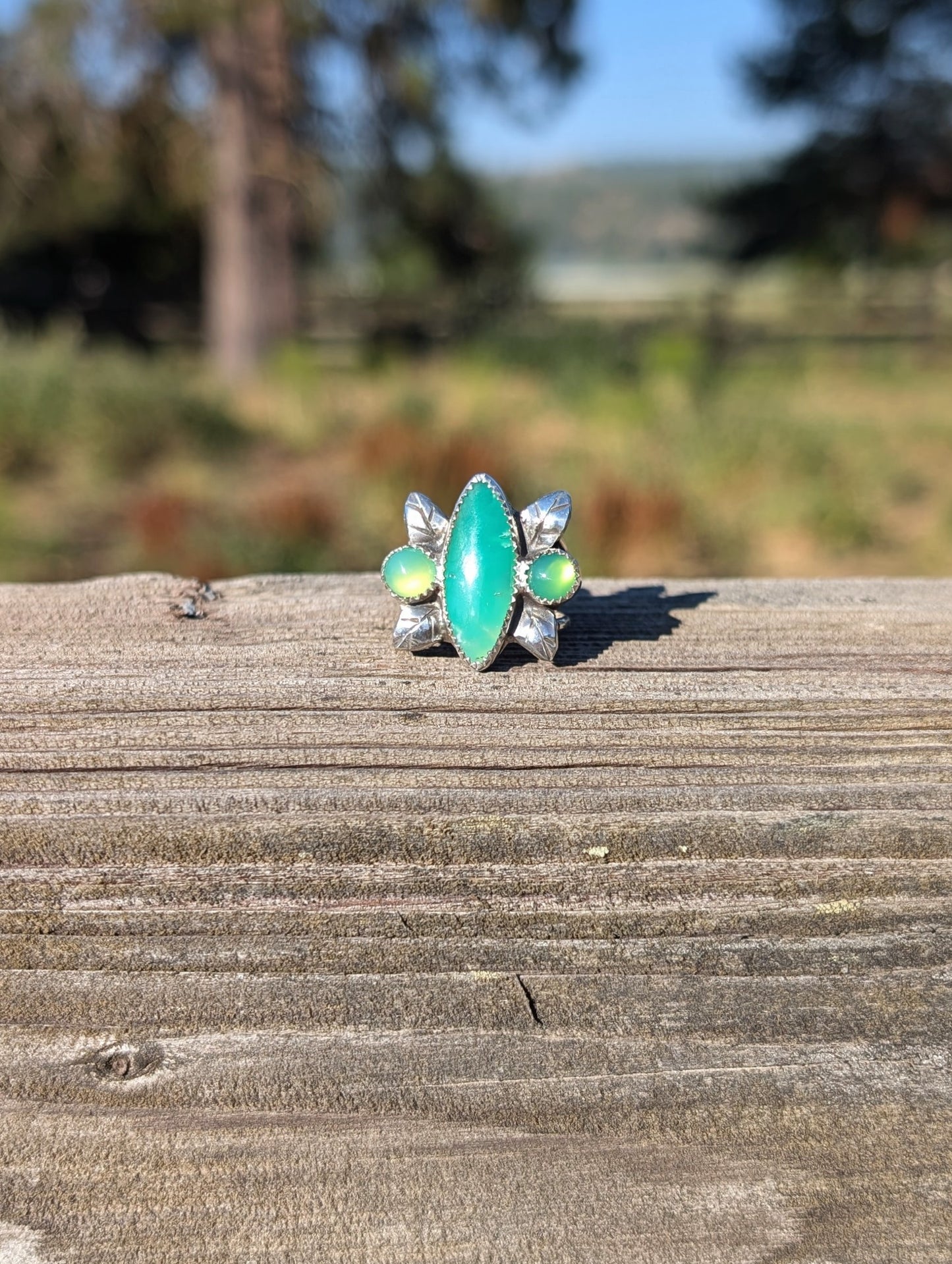 Chrysoprase Fae Ring