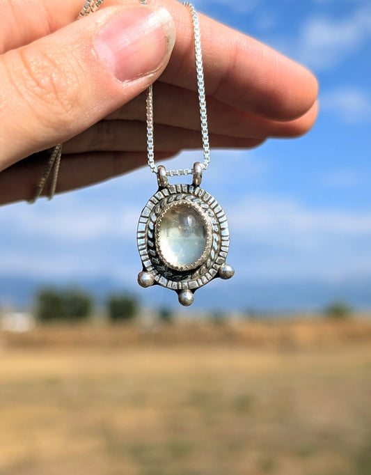 Sunstone Sweater Necklace