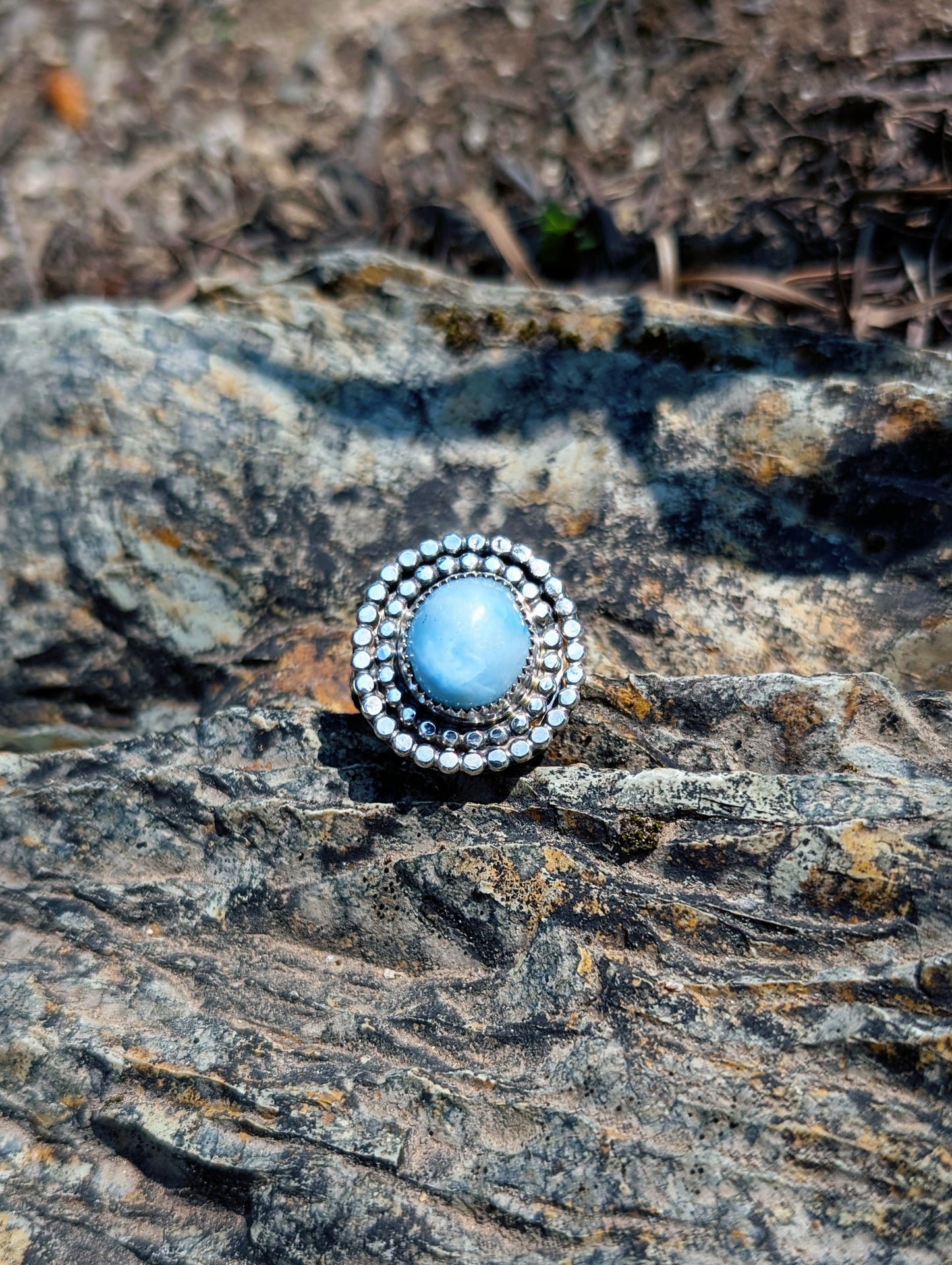 Larimar Dottie Ring