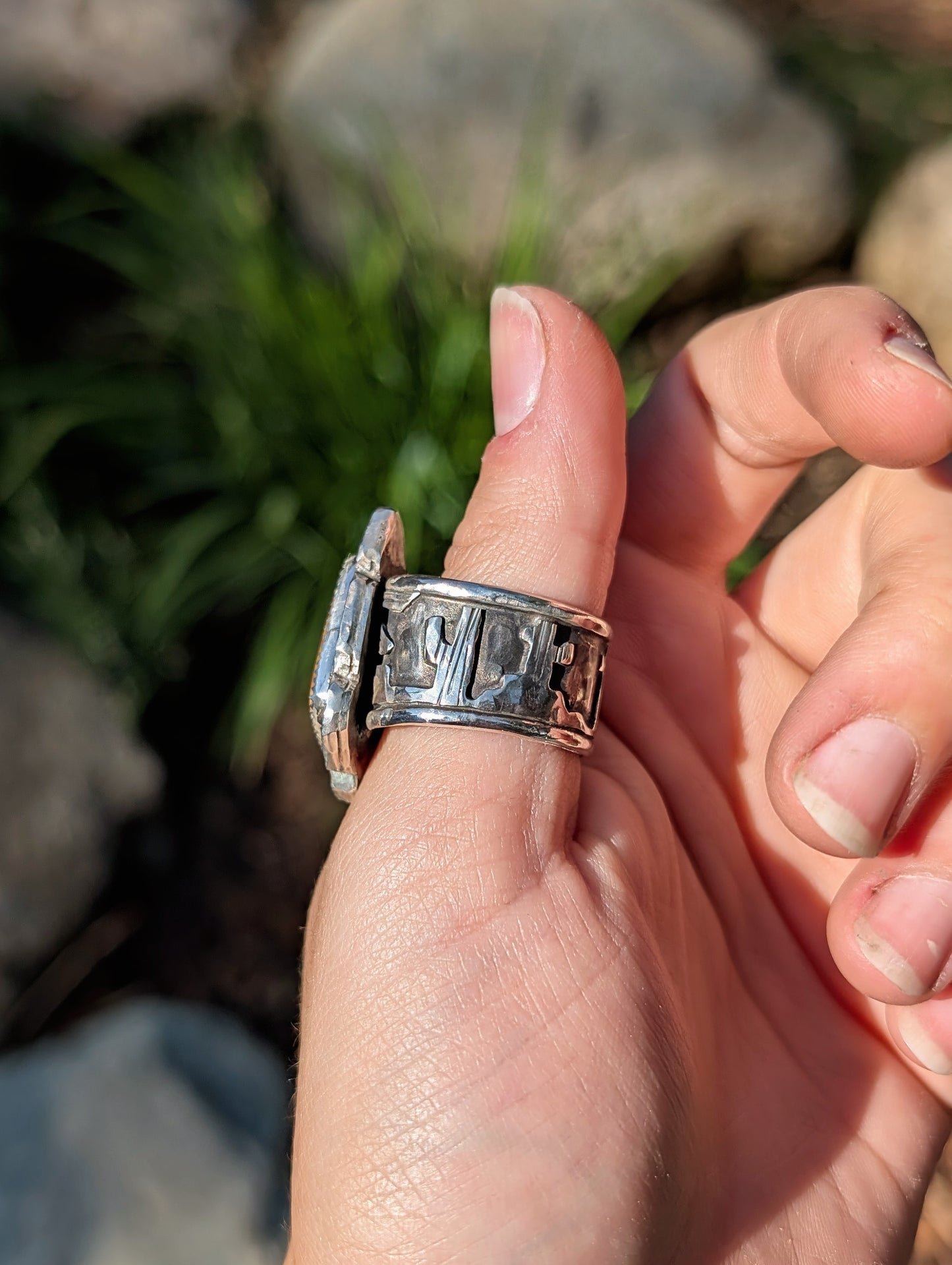 Owyhee Shadow Desert Band Ring
