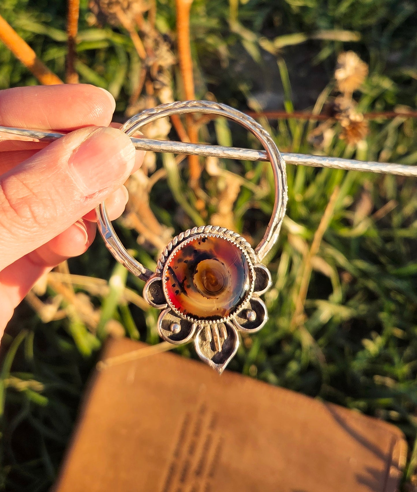 Montana Agate Boho Hair Hoop