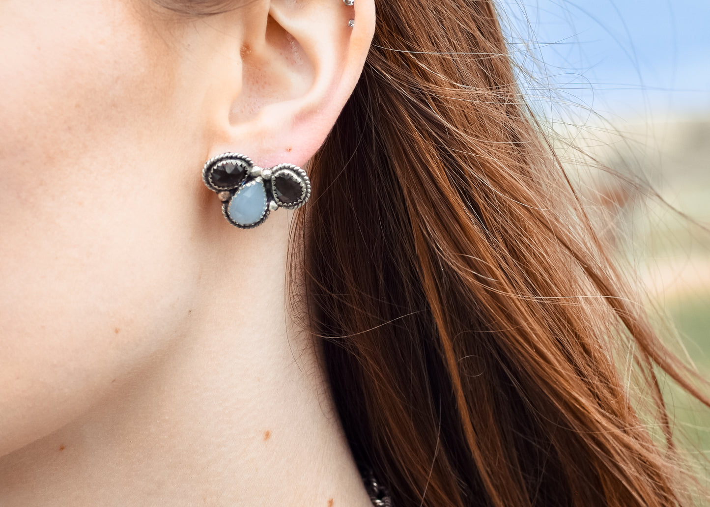 Contrast Earrings